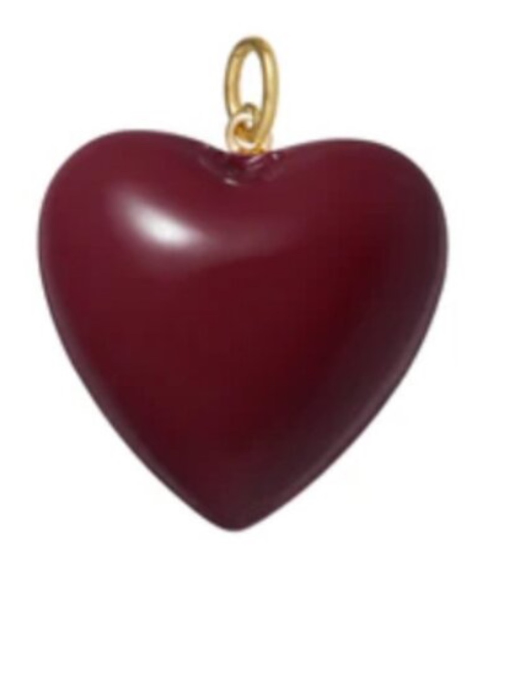 NWOT Roxanne Assoulin big puffy heart pendant